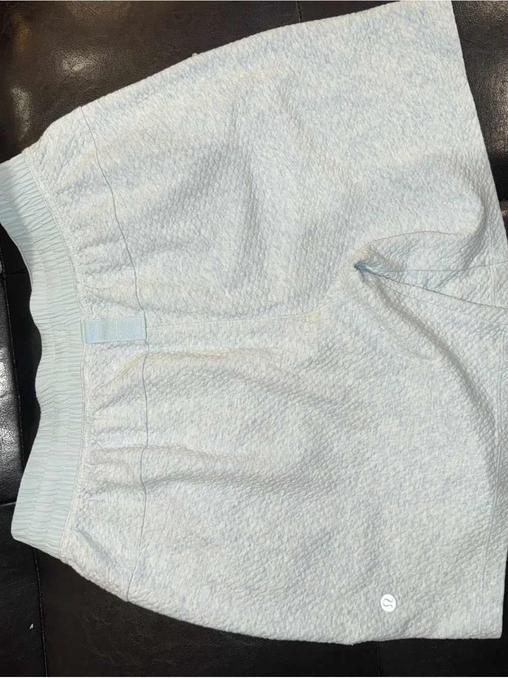 Men’s Lululemon at ease shorts aqua blue size M